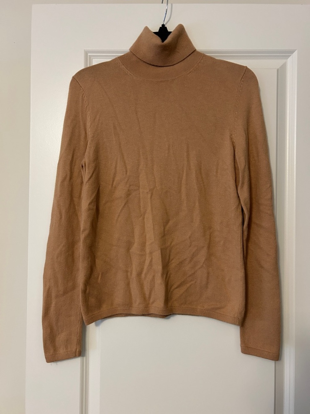 Ann Taylor Classic Camel Turtleneck Sweater